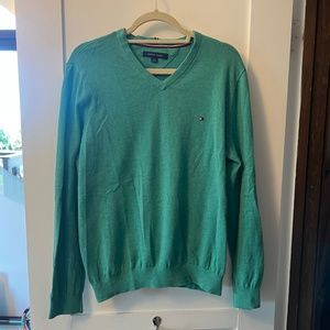 Tommy Hilfiger Men V-Neck Sweater (Large)